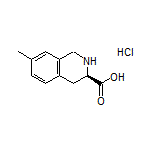 (R)-7-Methyl-1,2,3,4-tetrahydroisoquinoline-3-carboxylic Acid Hydrochloride