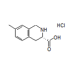 (S)-7-Methyl-1,2,3,4-tetrahydroisoquinoline-3-carboxylic Acid Hydrochloride