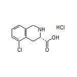 (S)-5-Chloro-1,2,3,4-tetrahydroisoquinoline-3-carboxylic Acid Hydrochloride