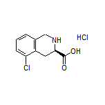 (R)-5-Chloro-1,2,3,4-tetrahydroisoquinoline-3-carboxylic Acid Hydrochloride