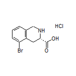 (S)-5-Bromo-1,2,3,4-tetrahydroisoquinoline-3-carboxylic Acid Hydrochloride