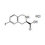 (R)-6-Fluoro-1,2,3,4-tetrahydroisoquinoline-3-carboxylic Acid Hydrochloride