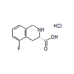 (S)-5-Fluoro-1,2,3,4-tetrahydroisoquinoline-3-carboxylic Acid Hydrochloride