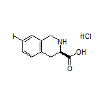 (R)-7-Iodo-1,2,3,4-tetrahydroisoquinoline-3-carboxylic Acid Hydrochloride