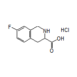 7-Fluoro-1,2,3,4-tetrahydroisoquinoline-3-carboxylic Acid Hydrochloride