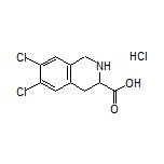 6,7-Dichloro-1,2,3,4-tetrahydroisoquinoline-3-carboxylic Acid Hydrochloride