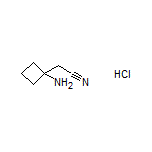 2-(1-Aminocyclobutyl)acetonitrile Hydrochloride