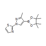 3-Methyl-1-(2-thiazolyl)pyrazole-4-boronic Acid Pinacol Ester