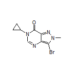 3-Bromo-6-cyclopropyl-2-methyl-2H-pyrazolo[4,3-d]pyrimidin-7(6H)-one