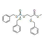 Methyl (R)-2-(Benzyloxy)-3-[[bis(benzyloxy)phosphoryl]oxy]propanoate