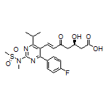 (R,E)-7-[4-(4-Fluorophenyl)-6-isopropyl-2-(N-methylmethylsulfonamido)pyrimidin-5-yl]-3-hydroxy-5-oxo-6-heptenoic Acid