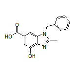 1-Benzyl-4-hydroxy-2-methyl-1H-benzo[d]imidazole-6-carboxylic Acid