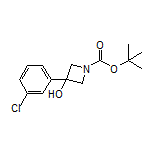 1-Boc-3-(3-chlorophenyl)azetidin-3-ol