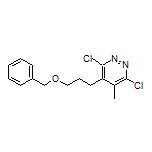 4-[3-(Benzyloxy)propyl]-3,6-dichloro-5-methylpyridazine