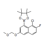 8-Chloro-7-fluoro-3-(methoxymethoxy)naphthalene-1-boronic Acid Pinacol Ester