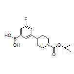 3-(1-Boc-4-piperidyl)-5-fluorophenylboronic Acid