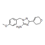 5-Amino-3-(3,6-dihydro-2H-pyran-4-yl)-1-(4-methoxybenzyl)-1H-1,2,4-triazole