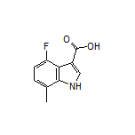 4-Fluoro-7-methyl-1H-indole-3-carboxylic Acid