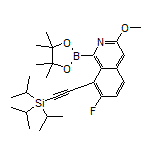 7-Fluoro-3-methoxy-8-[(triisopropylsilyl)ethynyl]isoquinoline-1-boronic Acid Pinacol Ester