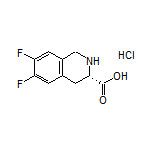 (S)-6,7-Difluoro-1,2,3,4-tetrahydroisoquinoline-3-carboxylic Acid Hydrochloride