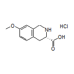 (S)-7-Methoxy-1,2,3,4-tetrahydroisoquinoline-3-carboxylic Acid Hydrochloride