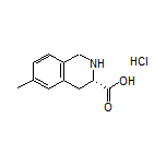 (S)-6-Methyl-1,2,3,4-tetrahydroisoquinoline-3-carboxylic Acid Hydrochloride