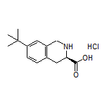 (R)-7-(tert-Butyl)-1,2,3,4-tetrahydroisoquinoline-3-carboxylic Acid Hydrochloride