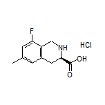 (R)-8-Fluoro-6-methyl-1,2,3,4-tetrahydroisoquinoline-3-carboxylic Acid Hydrochloride