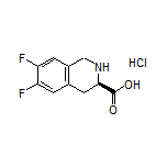 (R)-6,7-Difluoro-1,2,3,4-tetrahydroisoquinoline-3-carboxylic Acid Hydrochloride