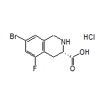 (S)-7-Bromo-5-fluoro-1,2,3,4-tetrahydroisoquinoline-3-carboxylic Acid Hydrochloride