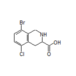 8-Bromo-5-chloro-1,2,3,4-tetrahydroisoquinoline-3-carboxylic Acid