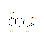 8-Bromo-5-chloro-1,2,3,4-tetrahydroisoquinoline-3-carboxylic Acid Hydrochloride