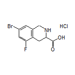 7-Bromo-5-fluoro-1,2,3,4-tetrahydroisoquinoline-3-carboxylic Acid Hydrochloride