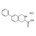 7-Phenyl-1,2,3,4-tetrahydroisoquinoline-3-carboxylic Acid Hydrochloride