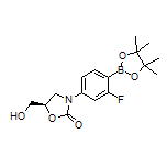 (R)-2-Fluoro-4-[5-(hydroxymethyl)-2-oxooxazolidin-3-yl]phenylboronic Acid Pinacol Ester