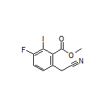 Methyl 6-(Cyanomethyl)-3-fluoro-2-iodobenzoate