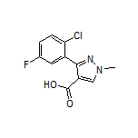 3-(2-Chloro-5-fluorophenyl)-1-methyl-1H-pyrazole-4-carboxylic Acid