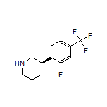(R)-3-[2-Fluoro-4-(trifluoromethyl)phenyl]piperidine
