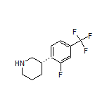 (S)-3-[2-Fluoro-4-(trifluoromethyl)phenyl]piperidine