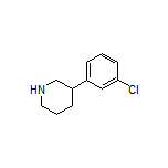 3-(3-Chlorophenyl)piperidine