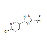 2-(6-Chloropyridin-3-yl)-5-(trifluoromethyl)-1,3,4-oxadiazole