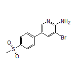 3-Bromo-5-[4-(methylsulfonyl)phenyl]pyridin-2-amine