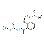 8-[3-(Boc-amino)prop-1-en-2-yl]-N-methylquinoline-4-carboxamide