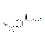 2-[4-(4-Chlorobutanoyl)phenyl]-2-methylpropanenitrile