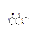 ethyl 2-bromo-4-(bromomethyl)pyridine-3-carboxylate