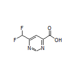 6-(Difluoromethyl)pyrimidine-4-carboxylic Acid