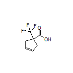 1-(Trifluoromethyl)-3-cyclopentenecarboxylic Acid