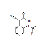 2-Cyano-2-[2-(trifluoromethoxy)phenyl]acetic Acid