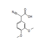 2-Cyano-2-(3,4-dimethoxyphenyl)acetic Acid