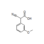 2-Cyano-2-(3-methoxyphenyl)acetic Acid